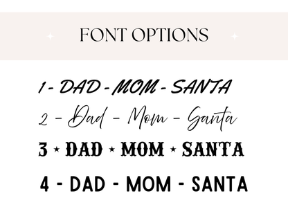 Cable Knit Christmas Stocking with Personalized Leather Patch