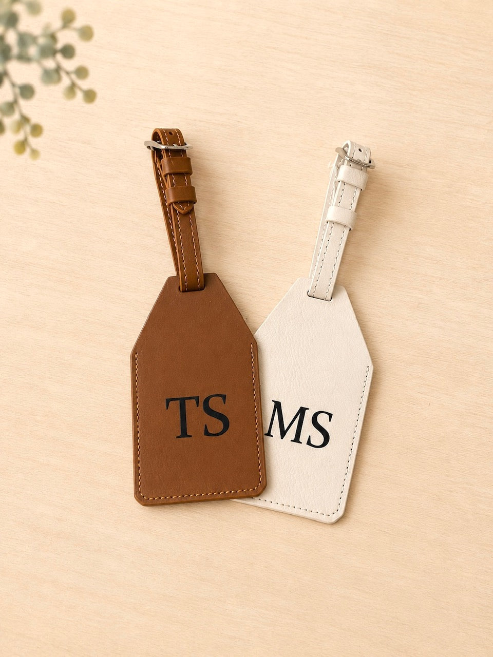 Personalized Leatherette Luggage Tag