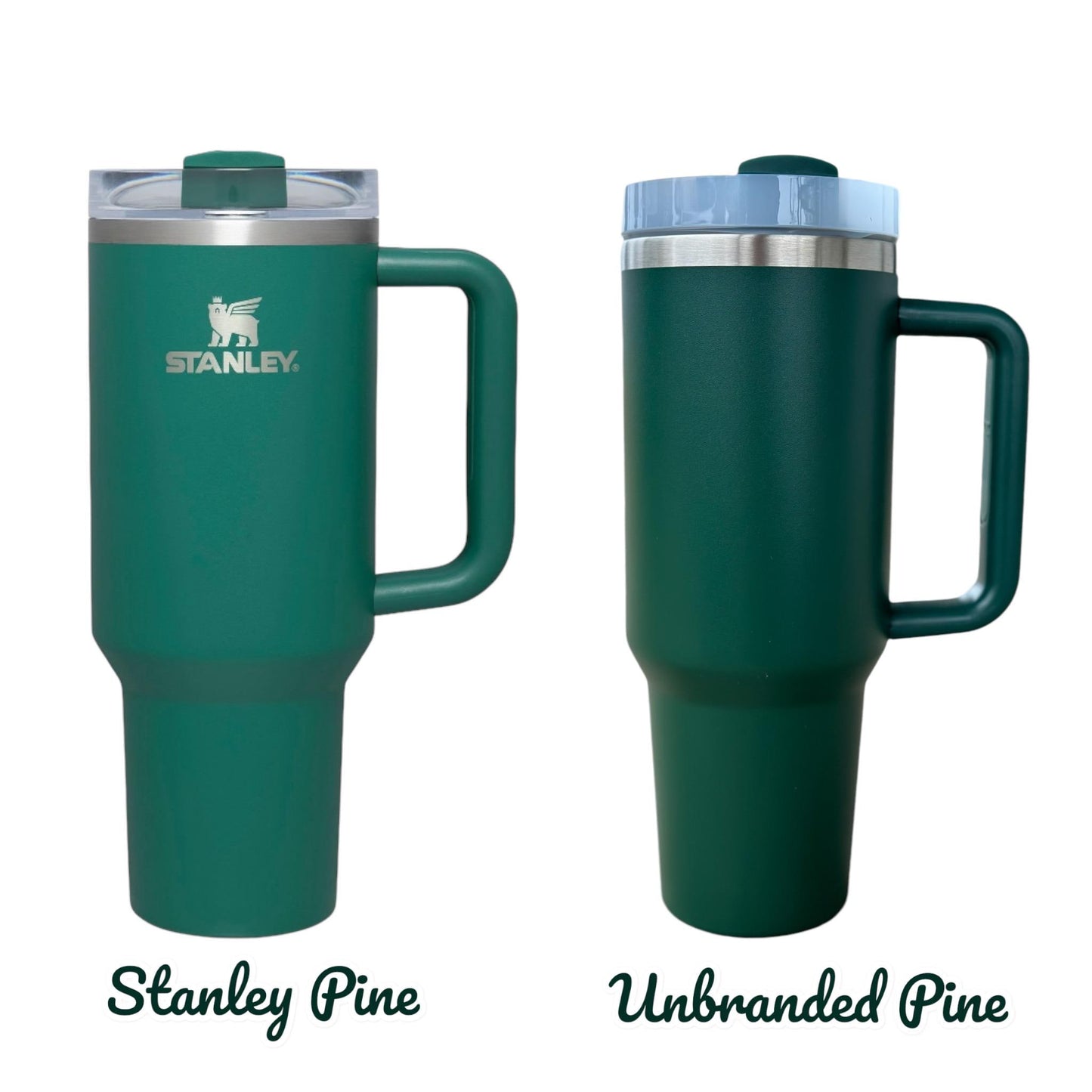 Laser Engraved Christmas Snowflake Garland Stanley Tumbler