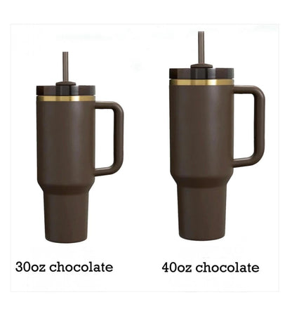 Laser Engraved Christmas Lights Snowflake Merry Christmas Tumbler With Handle, Lid, & Straw