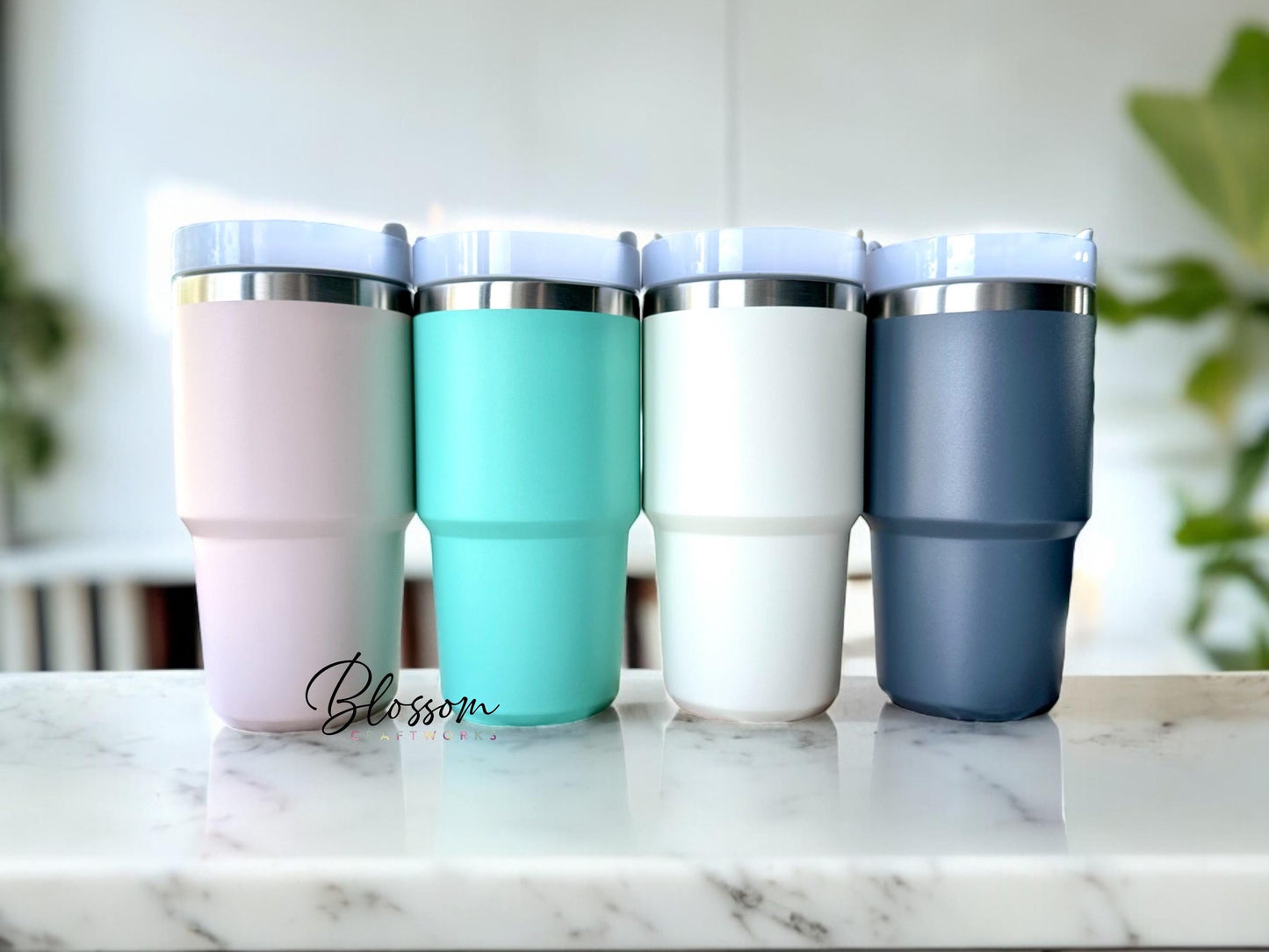 20oz 30oz Laser Engraved Kids Toddler Water Bottle Stanley Tumbler Flip Straw