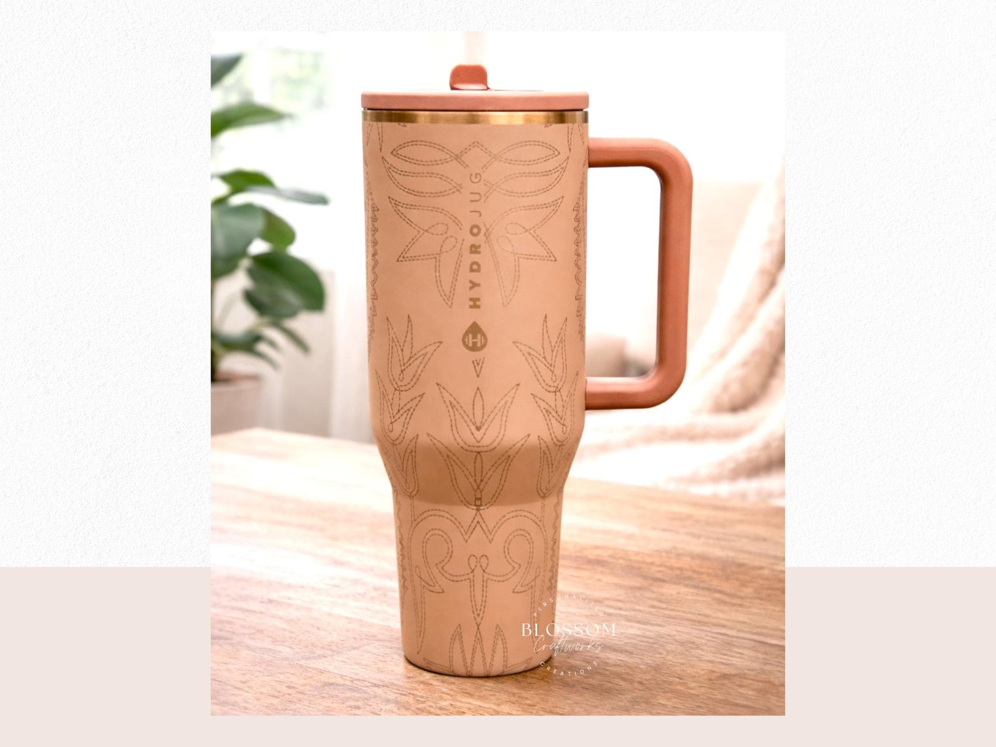 Western Boot Pattern Hydrojug Tumbler